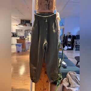 Frankie Shop Khaki Sweatpants size smalll